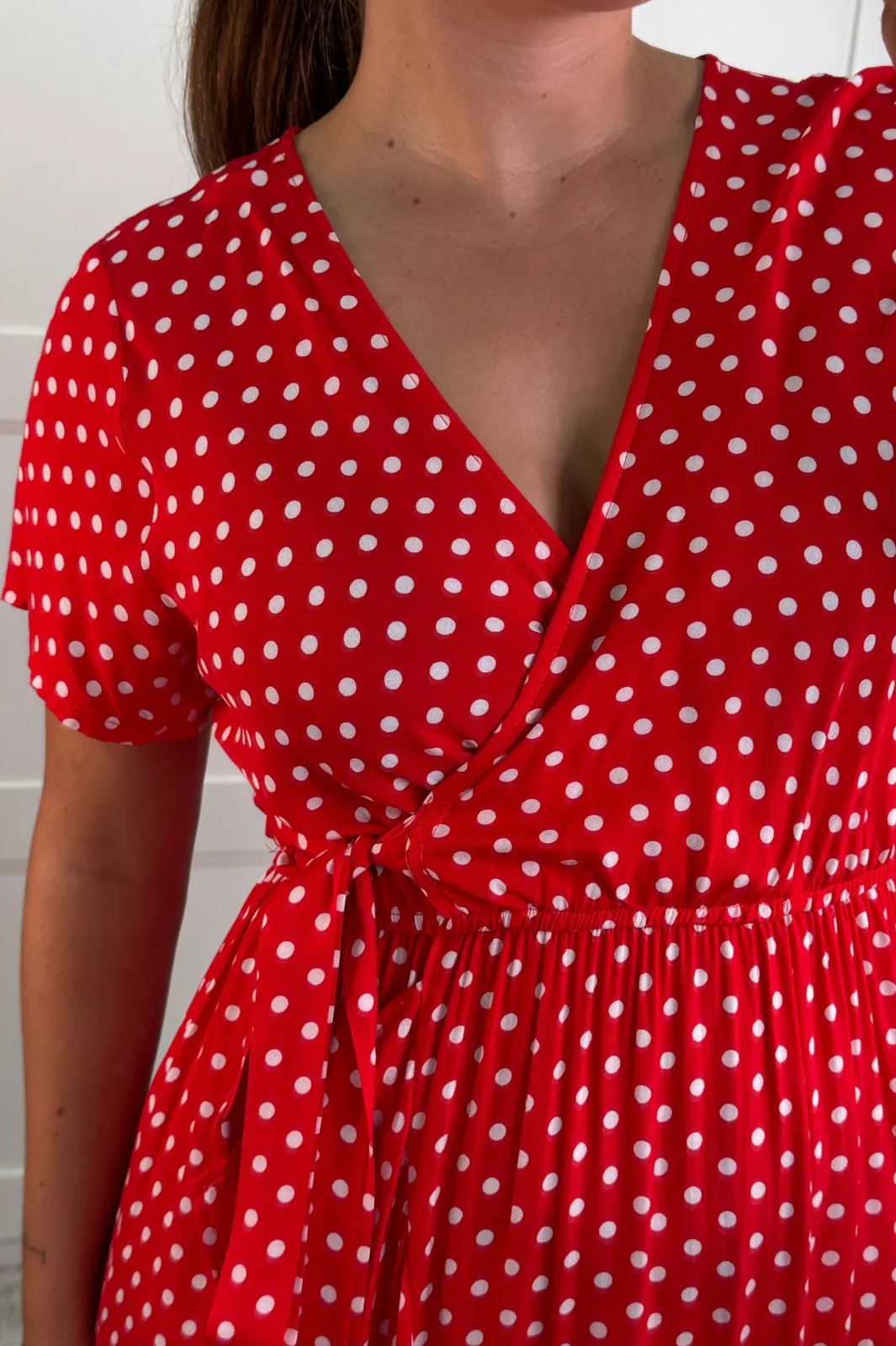 A-bee Kjoler<Ginevra Dot Wrap Dress
