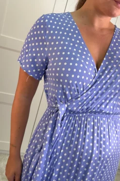 A-bee Kjoler<Ginevra Dot Wrap Dress