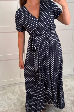 Best Ginevra Dot Wrap Dress Kjoler