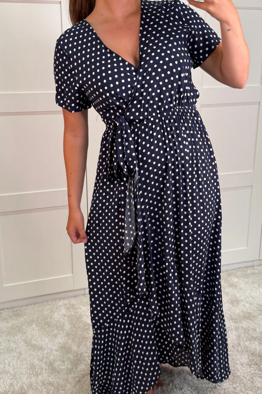 Best Ginevra Dot Wrap Dress Kjoler