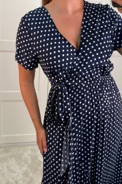Best Ginevra Dot Wrap Dress Kjoler