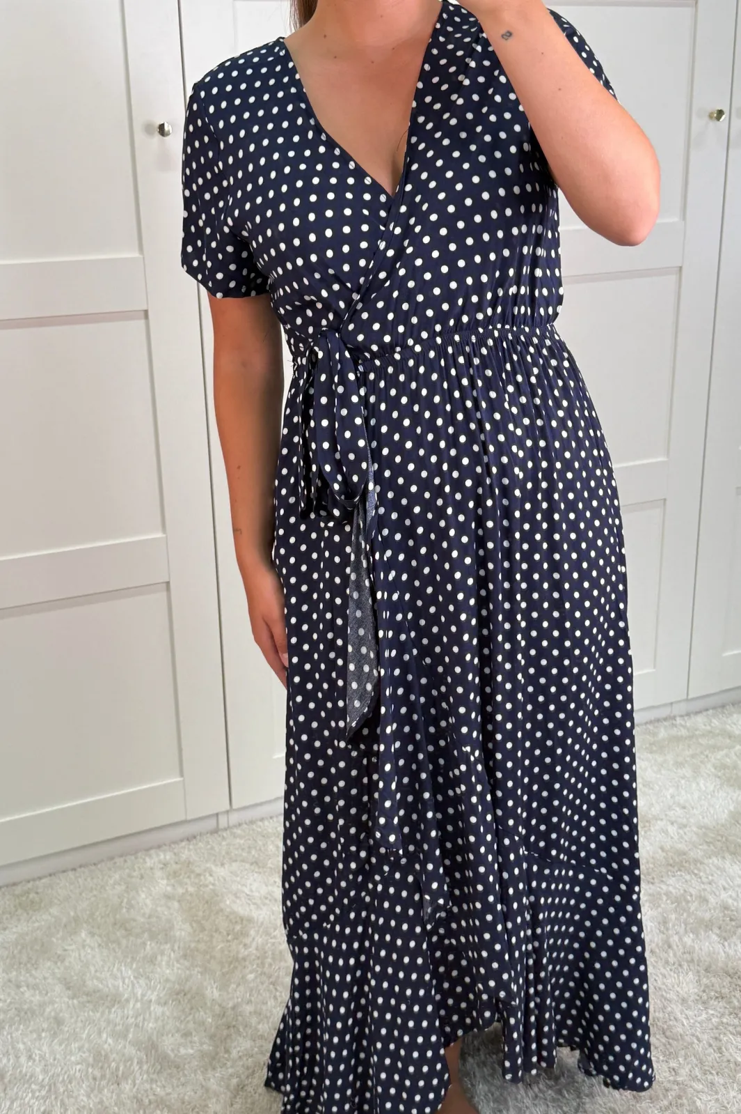 Best Ginevra Dot Wrap Dress Kjoler