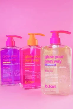 Sale Glow Your Own Way + Shimmer Tanning Gelé Selvbruner
