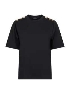 Valentin Studio T-Shirts & Toppe<Gold Button Casual T-shirt