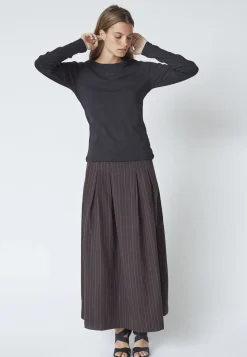 Grannycc Embroidery Ls Tee 33180 Bluser & Skjorter