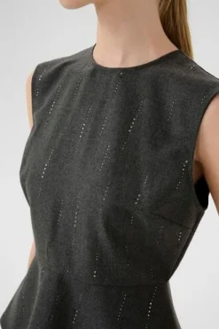 New Gzadira Peplum Top 10910709 Sæt 🛍️|Bluser & Skjorter