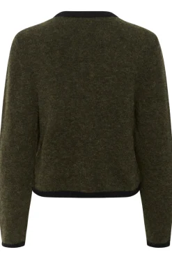 New Gzalpha Ls Contrast Cardigan 10910459 Cardigans|Ammevenligt Tøj