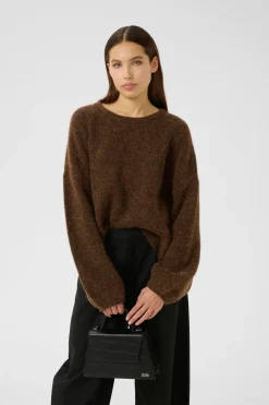 Gestuz Bluser & Skjorter|Strik<Gzalpha Slit Pullover 10910590