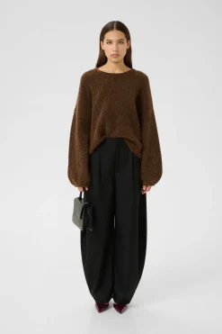 Gestuz Bluser & Skjorter|Strik<Gzalpha Slit Pullover 10910590