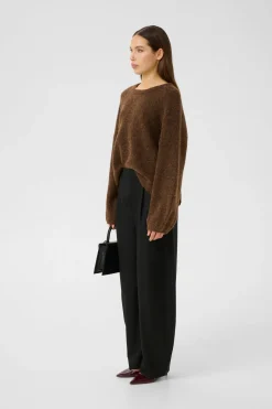 Gestuz Bluser & Skjorter|Strik<Gzalpha Slit Pullover 10910590