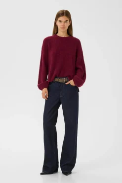 Hot Gzalpha Slit Pullover 10910590 Bluser & Skjorter|Strik