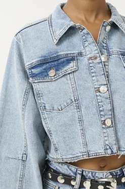 Outlet Gzdea Cropped Jacket 10910382 Sæt 🛍️|Overtøj & Jakker