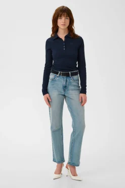 Gestuz Bluser & Skjorter<Gzdrew Ls Polo Top 10911272