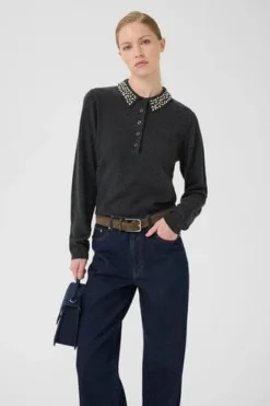 Gestuz Strik|Bluser & Skjorter<Gzmanzi Deco Polo Pullover 10910778