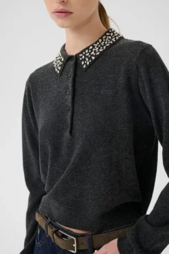 Gestuz Strik|Bluser & Skjorter<Gzmanzi Deco Polo Pullover 10910778