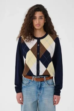 Clearance Gzmanzi Multi Cardigan 10910840 Cardigans|Ammevenligt Tøj