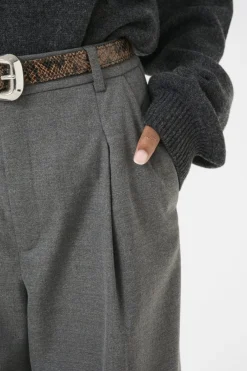 Gestuz Bukser, Jeans & Leggings<Gzpaula Melange Wide Pants 10910494