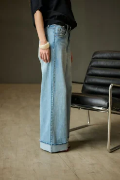 Sale Gzsara Wide Jeans 10910809 Bukser, Jeans & Leggings