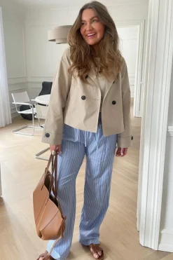 BYIC Bukser, Jeans & Leggings<Hannah Pants White Stripes