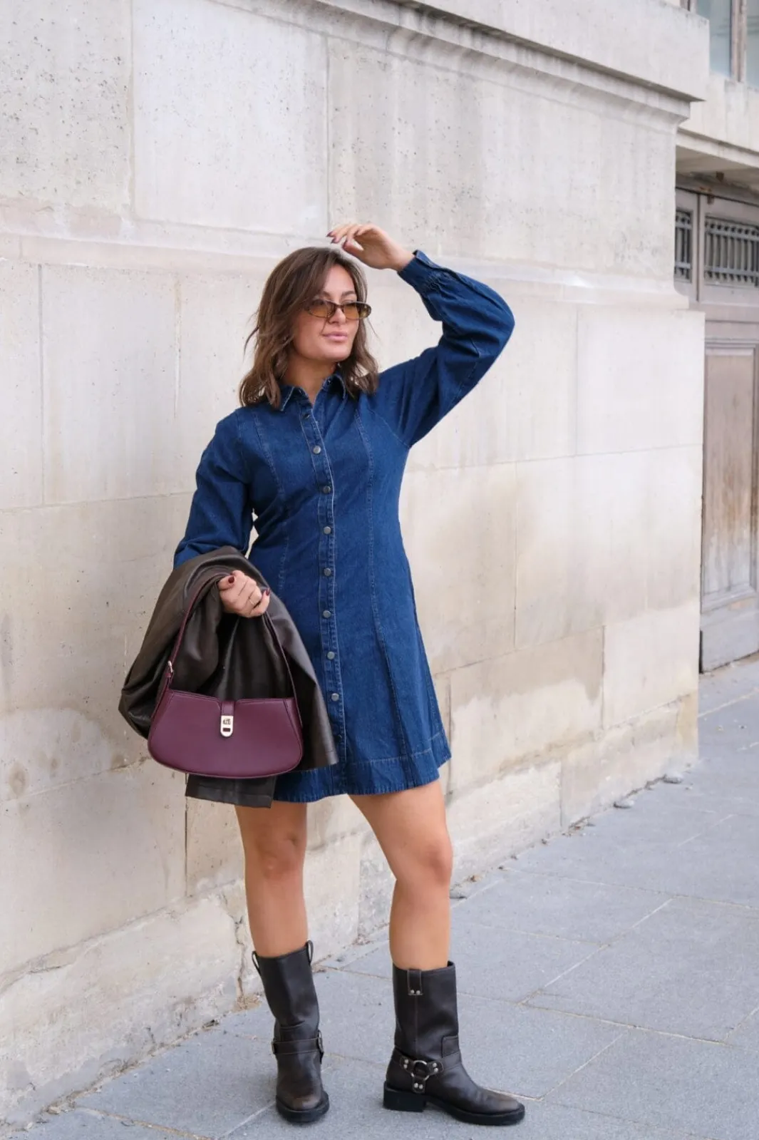 Neo Noir Kjoler|Ammevenligt Tøj<Hanne Denim Dress