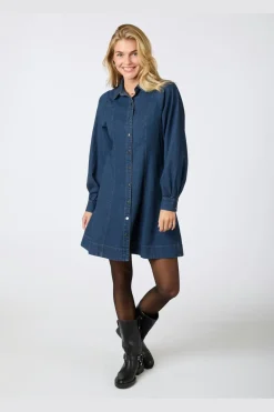 Neo Noir Kjoler|Ammevenligt Tøj<Hanne Denim Dress