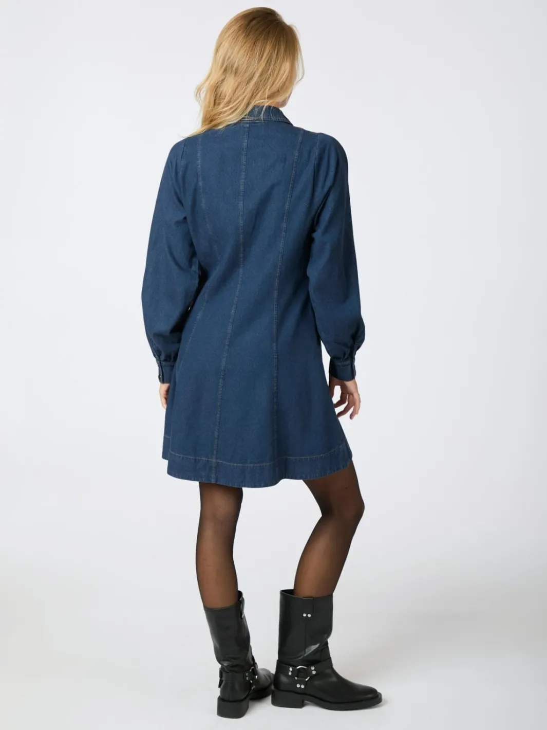 Neo Noir Kjoler|Ammevenligt Tøj<Hanne Denim Dress