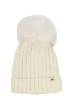 Sale Hat Knit Alpaca Pompom 460397 Børn Huer & Hatte|Uld