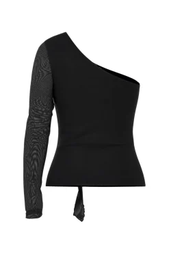 Hypedrop T-Shirts & Toppe<Hdpatricia Mesh One-Shoulder Top 32000162