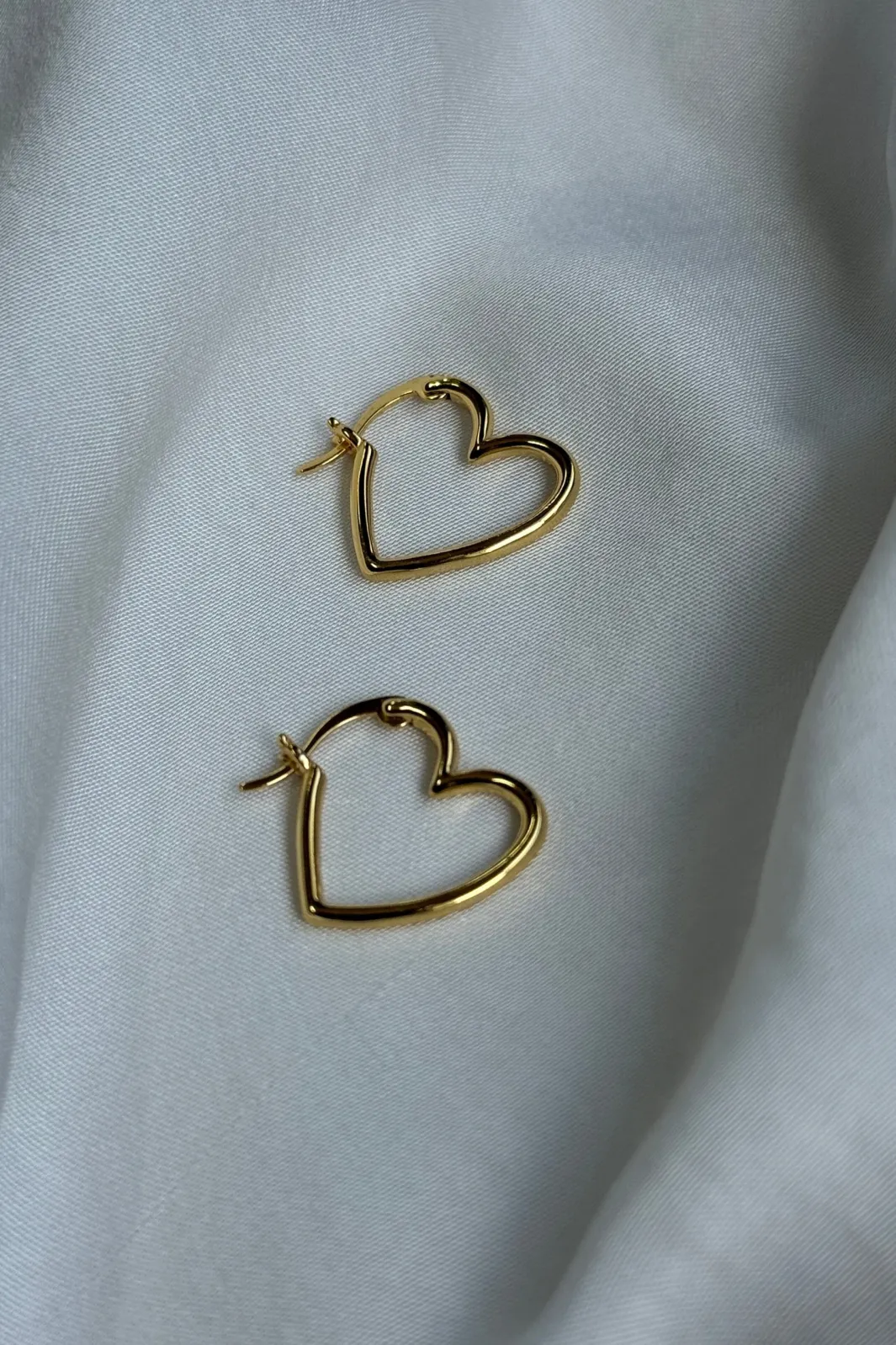 Mellow Moon Øreringe<Heart Earring small
