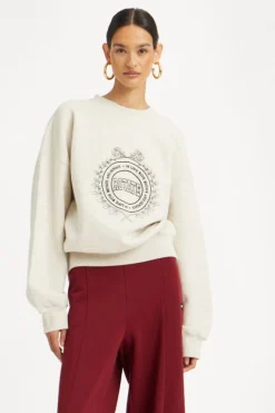Rotate Sweatsæt & Comfy Wear|Bluser & Skjorter<Heavy Sweat Crewneck1143813070