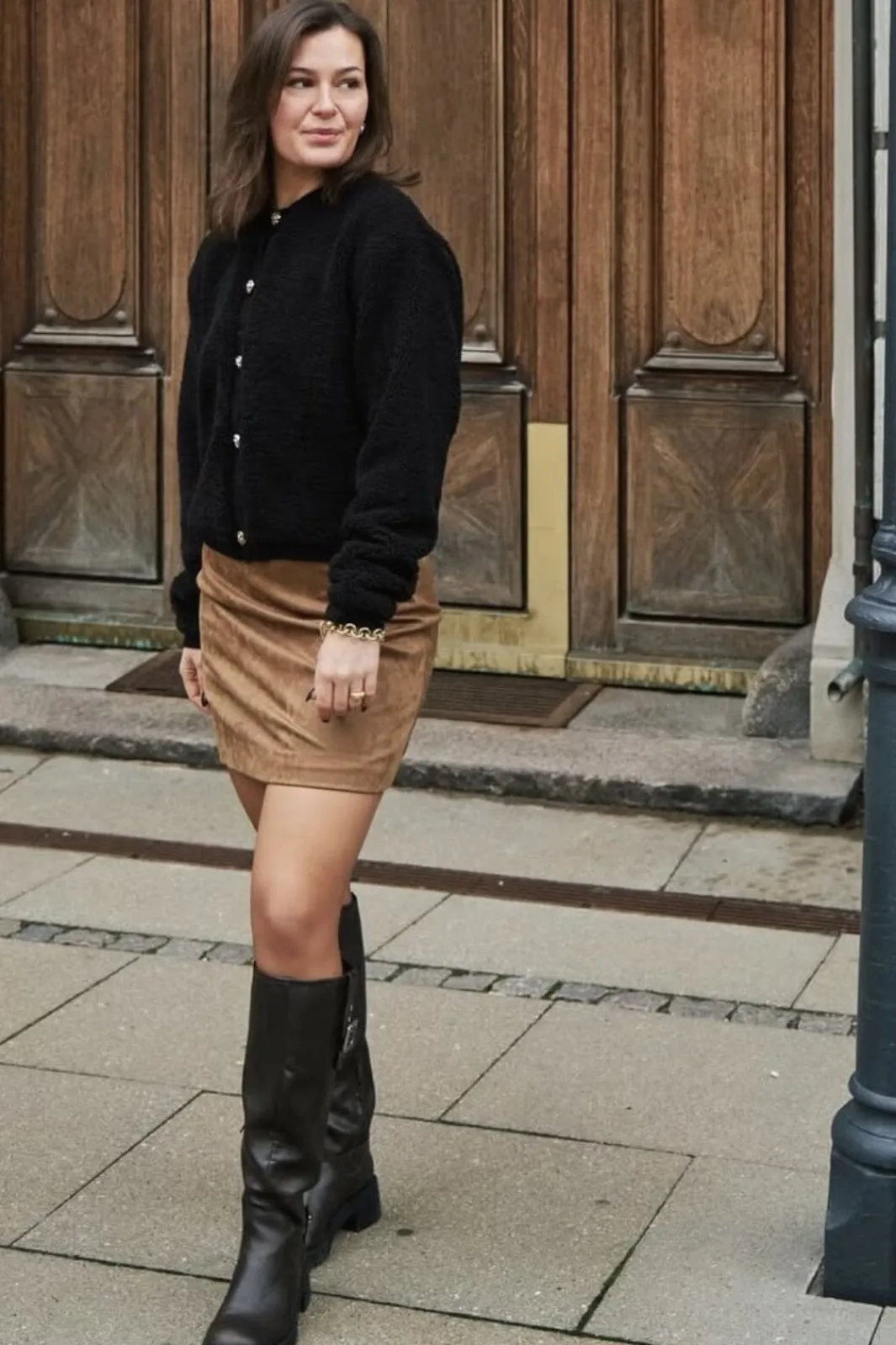 Hemie Faux Suede Skirt 164554 Nederdele