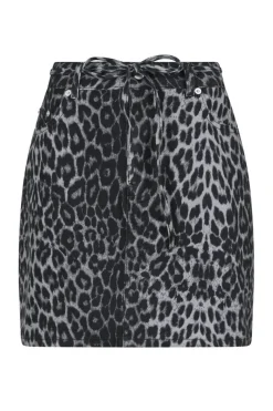 Clearance Henrietta Leopard Skirt Nederdele