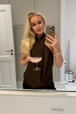 Sale Hollyic Wrap Top A2553 T-Shirts & Toppe