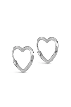 Hot Hoops, Organic Heart Small E413SM Øreringe