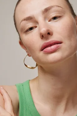Best Hoops, Scarlet Large Øreringe