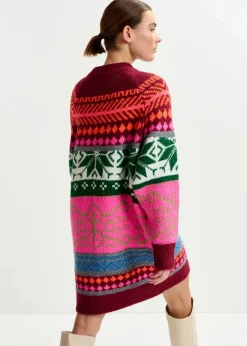 Discount Icon Jacquard Knit Dressicon Kjoler