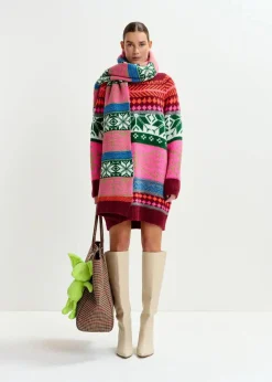 Discount Icon Jacquard Knit Dressicon Kjoler