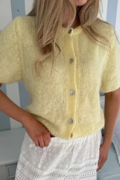 Discount Idaic Ss Cardigan 5265 Cardigans|Ammevenligt Tøj
