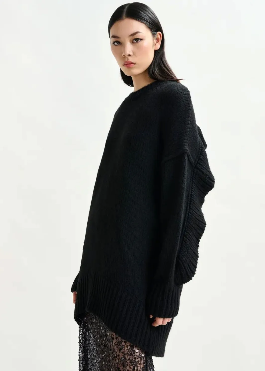 Essentiel Antwerp Strik|Bluser & Skjorter<Ifly Pullover With Rufflesifly