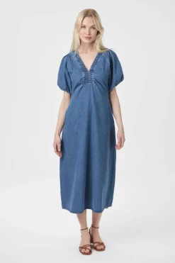 Discount Illana Denim Dress 165931 Kjoler