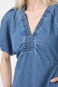 Discount Illana Denim Dress 165931 Kjoler
