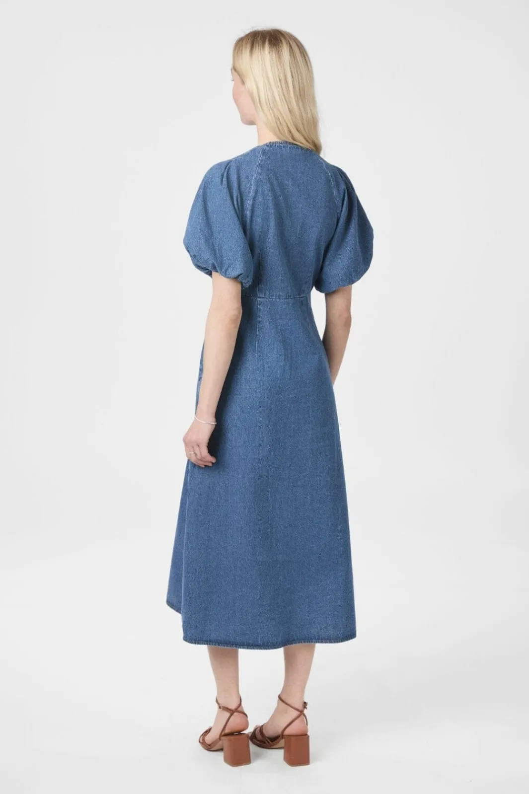 Discount Illana Denim Dress 165931 Kjoler