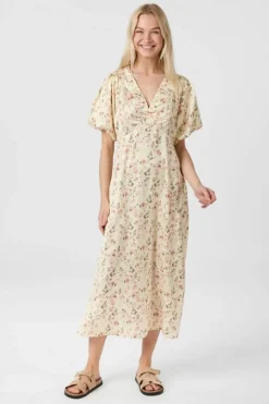 Neo Noir Kjoler<Illana Flower Print Dress 165121