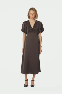 Neo Noir Kjoler<Illana Heavy Sateen Dress 162521