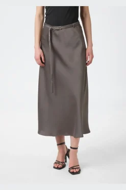 Neo Noir Nederdele<Innell Heavy Sateen Skirt 165932
