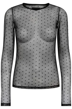 New Isa-Ls-Lace-Blouse Bluser & Skjorter