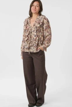 New Ivey Art Paisely Blouse 166688 Bluser & Skjorter