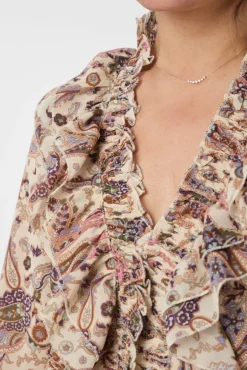 New Ivey Art Paisely Blouse 166688 Bluser & Skjorter