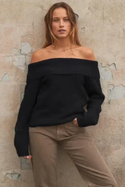 Neo Noir Bluser & Skjorter|Strik<Jane Knit Blouse