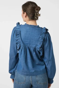 New Janis Denim Blouse 166664 Bluser & Skjorter